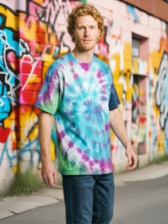 Gildan Other - Handcrafted - Tie Dye T-Shirt – Vibrant Handmade - Boho Unisex Top